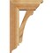 Ekena Millwork Legacy Traditional Rough Sawn Bracket w/ Offset Brace, Western Red Cedar, 6"W x 14"D x 22"H BKT0604X14X22LEC01RWR - alternate 2